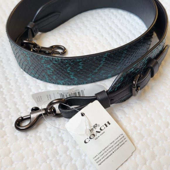 Coach Exotic Novelty Strap, Pine Green - Picture 10 of 16